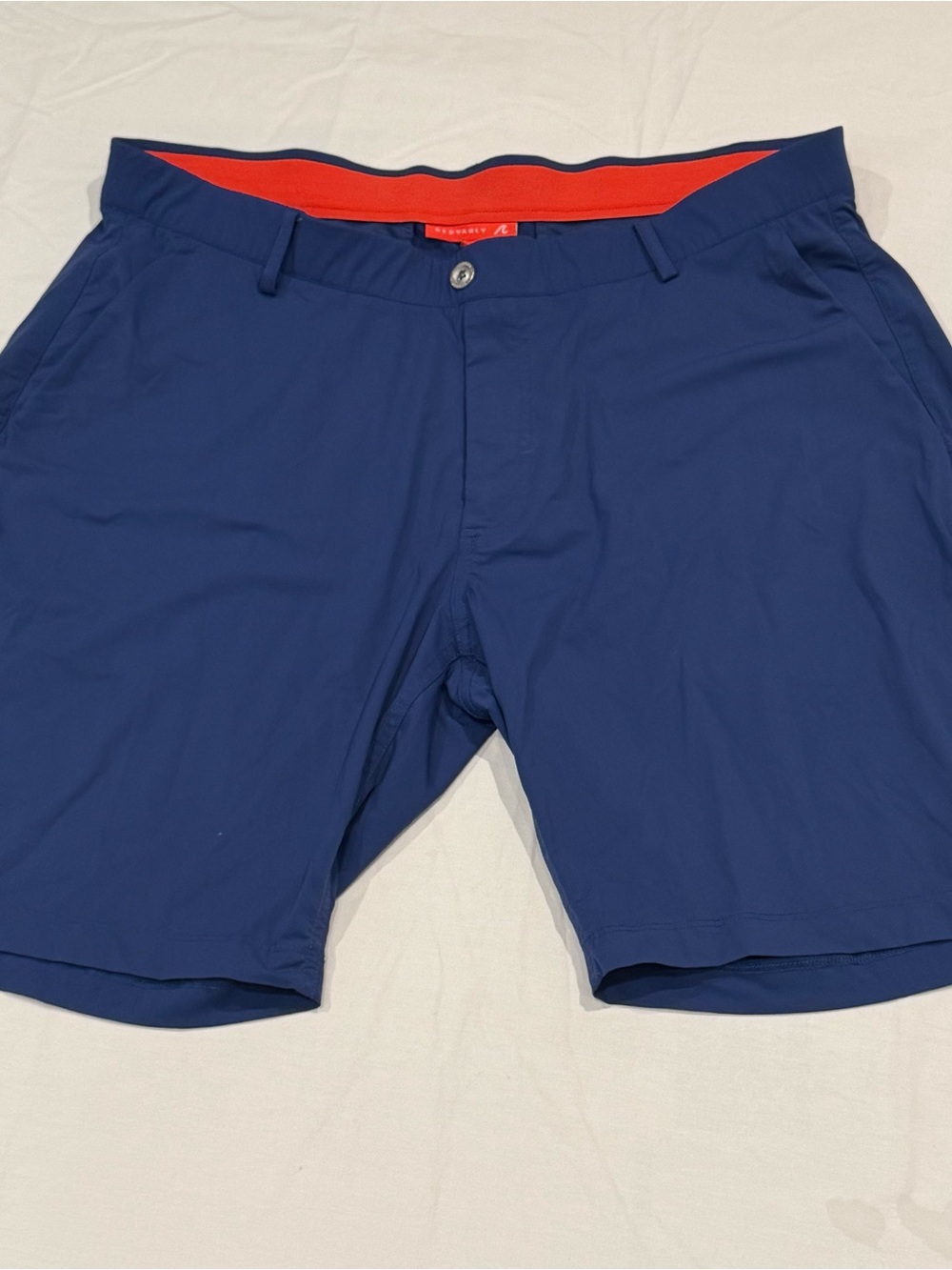 Redvanly Shorts Mens XL Blue Hanover Golf Performance Stretch Golfing 36x8.5”
